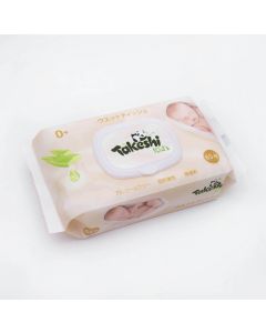 Buy Takeshi Kids Wet wipes for children Aloe Vera extract (with lid) 65 pcs | Online Pharmacy | https://pharm-pills.com