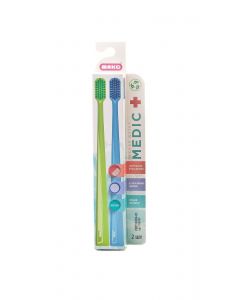 Buy Toothbrush 'Medic + Classic' biodegradable. Set of 2 | Online Pharmacy | https://pharm-pills.com