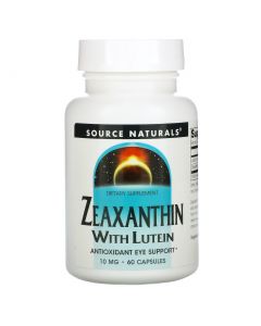 Buy Source Naturals, Zeaxanthin with Lutein, 10 mg, 60 Capsules | Online Pharmacy | https://pharm-pills.com