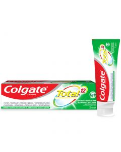 Buy Colgate Toothpaste 'Total 12 Professional. Healthy Breathing', complex, antibacterial, 75 ml | Online Pharmacy | https://pharm-pills.com