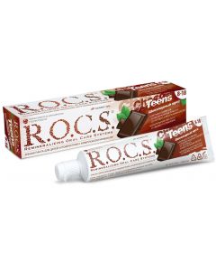 Buy ROCS Teens Chocolate mousse Toothpaste, 74 g | Online Pharmacy | https://pharm-pills.com