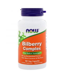 Buy Blueberry Complex, 100 Vegetable Capsules (Now Foods) | Online Pharmacy | https://pharm-pills.com