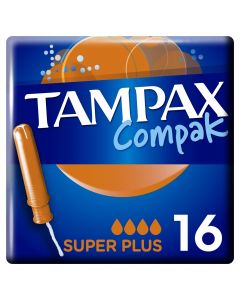 Buy Tampons with applicator TAMPAX Compak Super plus, 16 pcs. | Online Pharmacy | https://pharm-pills.com