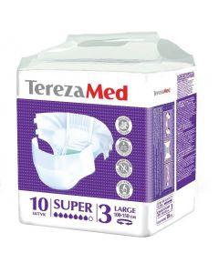 Buy Diapers for adults TerezaMed Super Large No. 3, 10 pcs | Online Pharmacy | https://pharm-pills.com