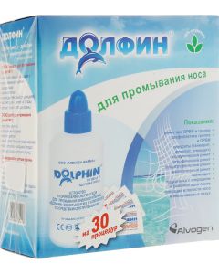 Buy Dolphin nasal irrigation device, 240 ml + nasopharyngeal rinsing agent for adults, 30 bags x 2 g | Online Pharmacy | https://pharm-pills.com