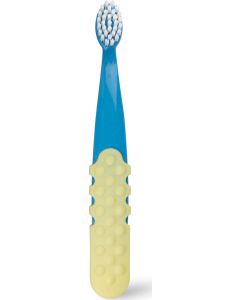 Buy Toothbrush Radius 'Toothbrush Totz Plus toothbrush for children' from 3 years old, blue-yellow, soft | Online Pharmacy | https://pharm-pills.com