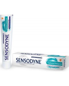 Buy Sensodyne Toothpaste Deep cleansing, for sensitive teeth, 75 ml | Online Pharmacy | https://pharm-pills.com