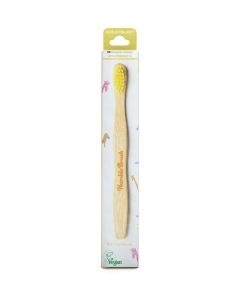 Buy Bamboo toothbrush Humble Brush for children ultra-soft, yellow bristles | Online Pharmacy | https://pharm-pills.com