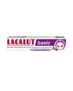 Buy Lacalut basic black currant-ginger, toothpaste, 75 ml | Online Pharmacy | https://pharm-pills.com