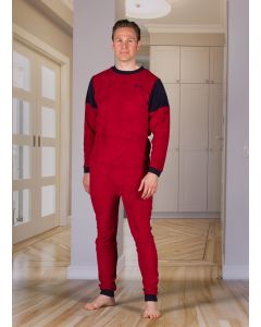 Buy Adaptive underwear Terry pajamas-jumpsuit, zipper on the back (Size 44), S, 448 g | Online Pharmacy | https://pharm-pills.com