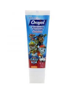 Buy Orajel, PAW Patrol Anti-Caries Fluoride Toothpaste for Kids, with Foaming Ingredients, 4.2 oz (119 g) | Online Pharmacy | https://pharm-pills.com