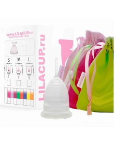 Buy LilaCup BOX PLUS menstrual cup size S transparent | Online Pharmacy | https://pharm-pills.com