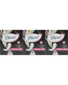 Buy Discreet Deo Irresistible pads, daily, set : 3 packs | Online Pharmacy | https://pharm-pills.com