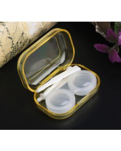 Buy Set for contact lenses, in a case, 3-piece, yellow | Online Pharmacy | https://pharm-pills.com