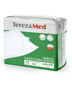 Buy TerezaMed medical diaper absorbent disposable Normal 60 x 90 cm 30 pcs, 60 x 90 cm, 30 pcs | Online Pharmacy | https://pharm-pills.com