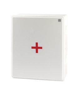 Buy First aid kit for workers, up to 8 people, hinged plastic case, composition - by order No. 169n, 10117 | Online Pharmacy | https://pharm-pills.com