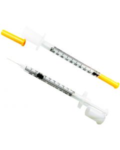 Buy Insulin syringe 1 G with integrated needle | Online Pharmacy | https://pharm-pills.com