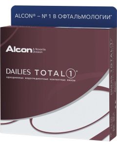 Buy Contact lenses Alcon Аlcon Contact lenses Dailies Total 90 pcs 8.5 /14.1 Daily, -9.50 / 14.1 / 8.5, 90 pcs. | Online Pharmacy | https://pharm-pills.com