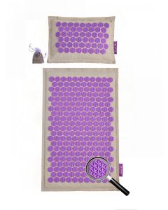 Buy Massage acupuncture mat and pillow set PLANTA SENSE PS-SET1, lavender sachet, linen, coconut fiber | Online Pharmacy | https://pharm-pills.com