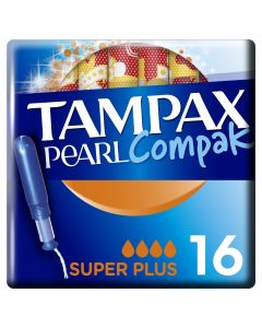 Buy TAMPAX Compak Pearl Feminine hygiene tampons with Super Plus Duo applicator 16pcs | Online Pharmacy | https://pharm-pills.com