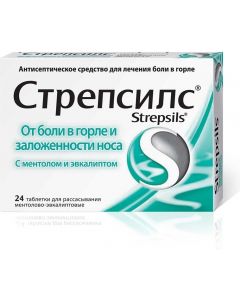 Buy Strepsils menthol / eucalyptus tab. d / rassas. # 24 | Online Pharmacy | https://pharm-pills.com