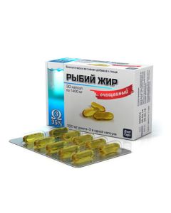 Buy Purified fish oil, 1400mg, 30 capsules, All Here | Online Pharmacy | https://pharm-pills.com