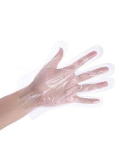 Buy Disposable polyethylene gloves 100 pieces (50 pairs) size M | Online Pharmacy | https://pharm-pills.com