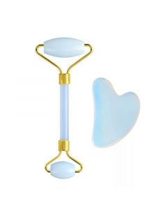 Buy ADVA Guasha Massage Kit Rollerball + Moonstone Heart Scraper  | Online Pharmacy | https://pharm-pills.com