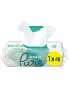 Buy Pampers Aqua Pure Baby Wet Wipes, 48  pcs | Online Pharmacy | https://pharm-pills.com