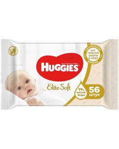 Buy Wet wipes Huggies Elite Soft, 56 pcs | Online Pharmacy | https://pharm-pills.com