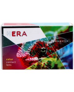 Buy Hera Two-tone Exotic Colored Contact Lenses 2 Lenses Quarterly, -6.50 / 14.2 / 8.6, gray, 2 pcs. | Online Pharmacy | https://pharm-pills.com