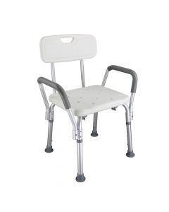 Buy Ergonomic bathroom chair for the elderly CST-3052 White | Online Pharmacy | https://pharm-pills.com