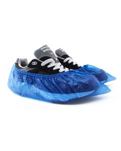 Buy Blue disposable polyethylene shoe covers ( 100 pcs per pack)  | Online Pharmacy | https://pharm-pills.com