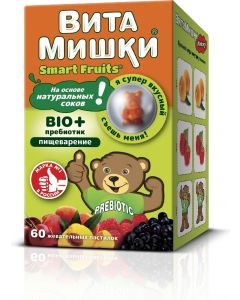 Buy Prebiotic VitaMishki 'Bio +', 60 chewable pastilles | Online Pharmacy | https://pharm-pills.com