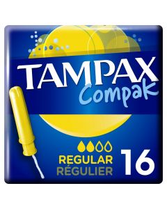 Buy Tampons with applicator TAMPAX Compak Regular, 16 pcs. | Online Pharmacy | https://pharm-pills.com