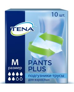 Buy Diapers-pants for adults Tena Pants Plus M, 10 pcs | Online Pharmacy | https://pharm-pills.com