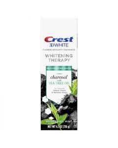 Buy Toothpaste Whitening Firming Crest 3D White Whitening Therapy Charcoal With Tea Tree Oil, 116 g | Online Pharmacy | https://pharm-pills.com