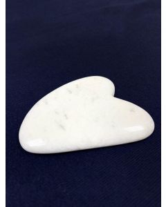 Buy Beauty Day Guasha Heart scraper from white stone | Online Pharmacy | https://pharm-pills.com