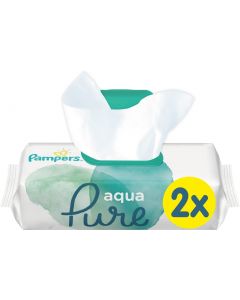 Buy Wet wipes for children Pampers Aqua Pure, 48 pcs x 2 packs | Online Pharmacy | https://pharm-pills.com