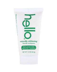 Buy Hello, fluoride toothpaste, natural whitening farm mint, 28.3 g | Online Pharmacy | https://pharm-pills.com