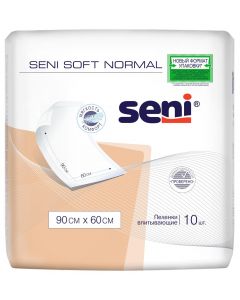 Buy Medical diaper Seni Soft Normal 90 x 60 cm, 60 x 90 cm, 10 pcs | Online Pharmacy | https://pharm-pills.com