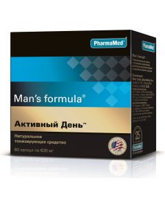 Buy Biocomplex PharmaMed 'Man's formula Active Day', 60 capsules | Online Pharmacy | https://pharm-pills.com