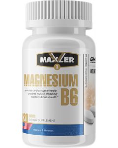 Buy Vitamin Mineral complexes Maxler Magnesium B6, 120 tablets | Online Pharmacy | https://pharm-pills.com