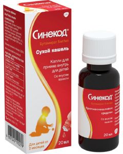 Buy Sinekod drops for oral administration for children 5mg / ml 20ml dropper bottle | Online Pharmacy | https://pharm-pills.com