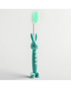 Buy Children's toothbrush with suction cup, with a protective cap, MIX color | Online Pharmacy | https://pharm-pills.com