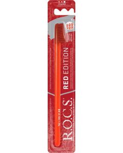 Buy ROCS Toothbrush RED Edition Classic, medium hard | Online Pharmacy | https://pharm-pills.com