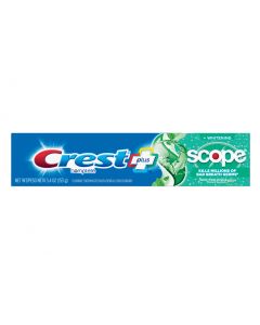 Buy  COMPL Tooth whitening CREST -Benefit Whitening + Scope (large pack), 232g | Online Pharmacy | https://pharm-pills.com