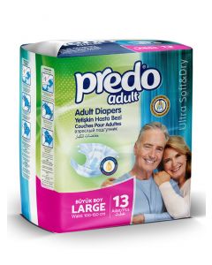 Buy Predo Adult diapers 13 pcs. size L (waist 100-150 cm) | Online Pharmacy | https://pharm-pills.com