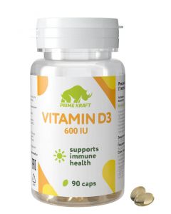 Buy Prime Kraft Supplement Vitamin D3 (Cholecalciferol), 90 capsules | Online Pharmacy | https://pharm-pills.com