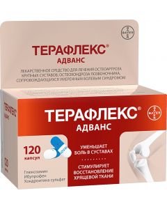 Buy Teraflex Advance, capsules for acute joint pain, 120 pcs., Bayer | Online Pharmacy | https://pharm-pills.com